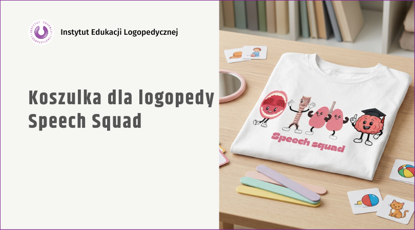 PRZEDSPRZEDAŻ Speech Squad - koszulka dla logopedów i neurologopedów