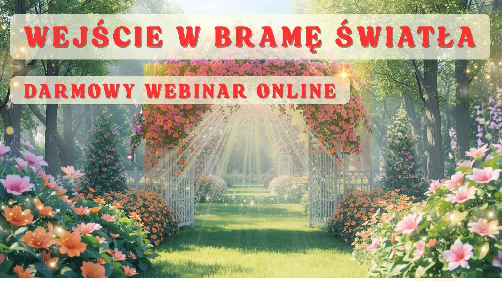 Darmowy webinar online - Wejście w bramę światła