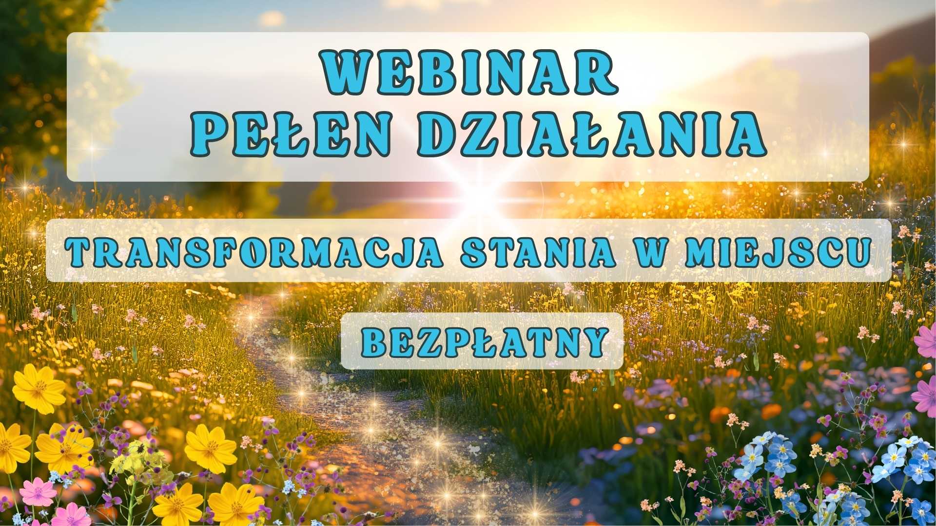 Webinar online - Webinar pełen działania - Transformacja 