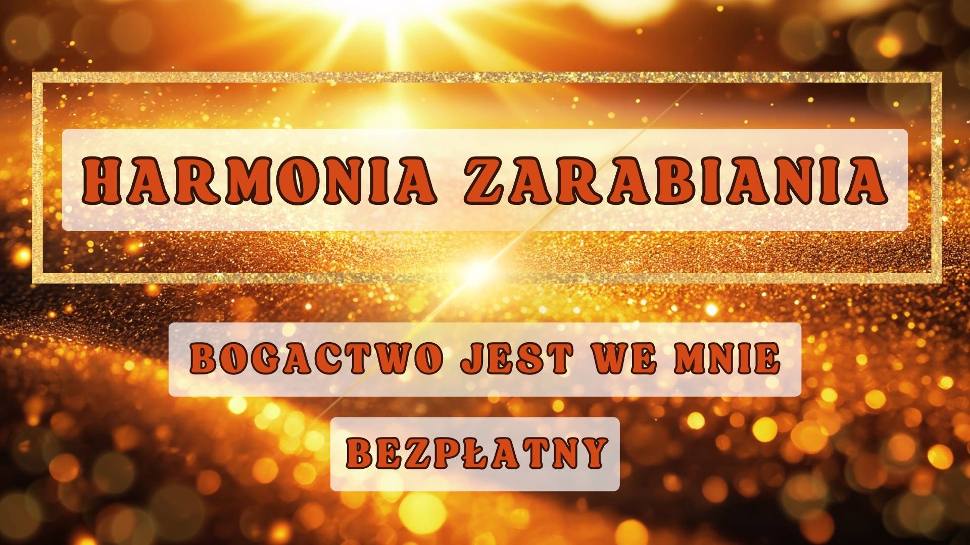 Webinar online - Harmonia zarabiania