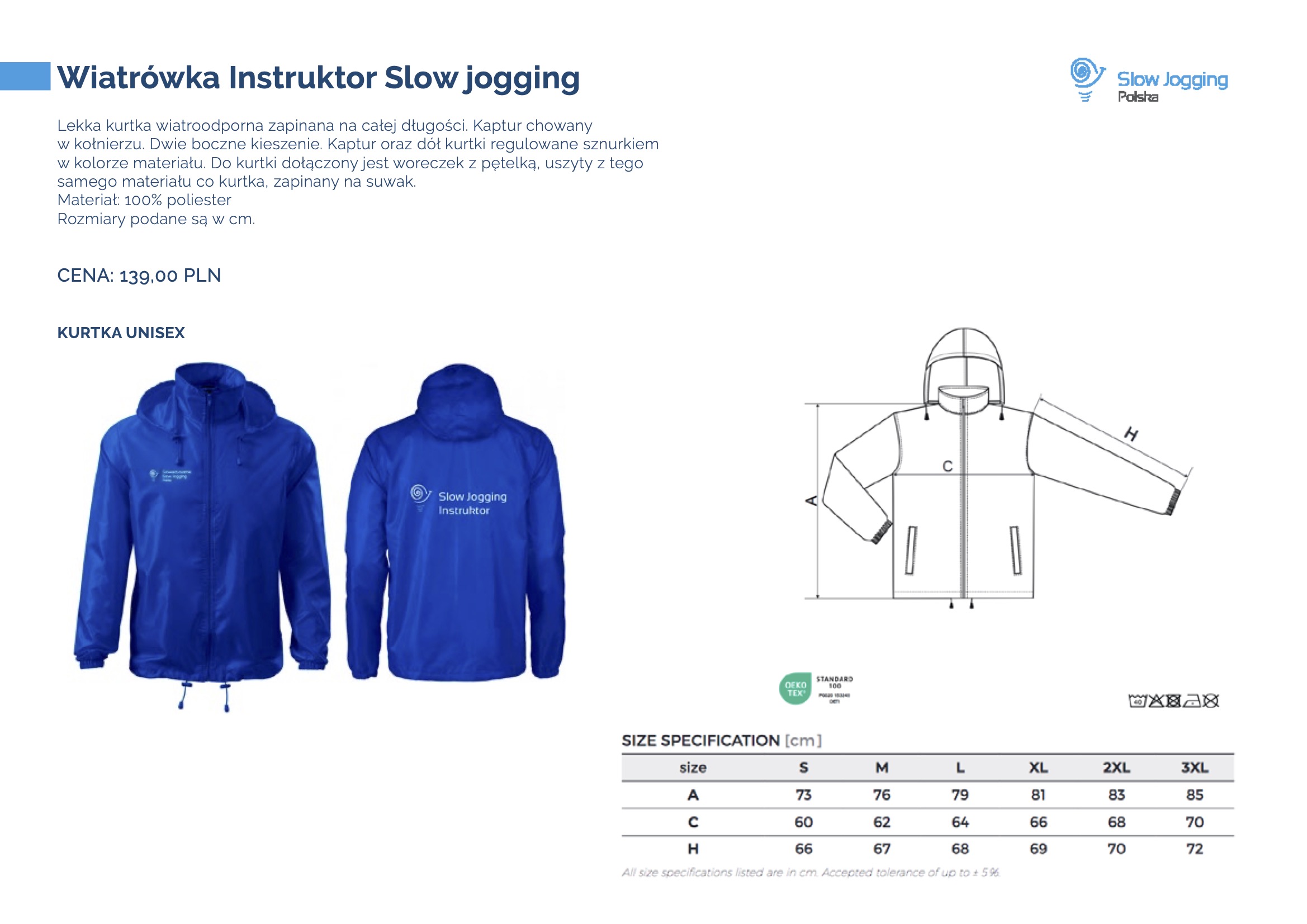 Wiatrówka Instruktor Slow Jogging