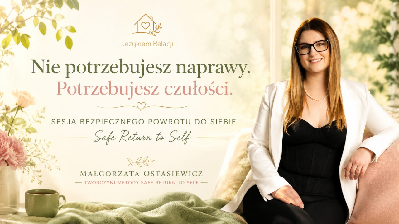 SESJA BEZPIECZNEGO POWROTU DO SIEBIE Metoda Safe Return to Self — Małgorzata Ostasiewicz