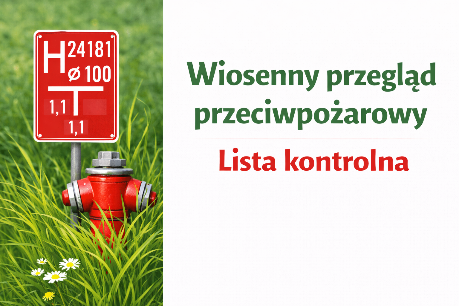 Wiosenny przegląd przeciwpożarowy - lista kontrolna