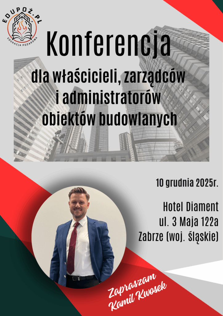 Plakat konferencji EDUPOŻ 2025_1
