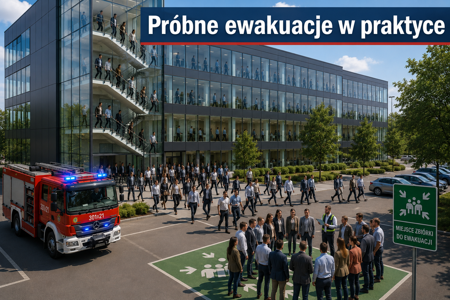 Próbne ewakuacje w praktyce - pakiet Live