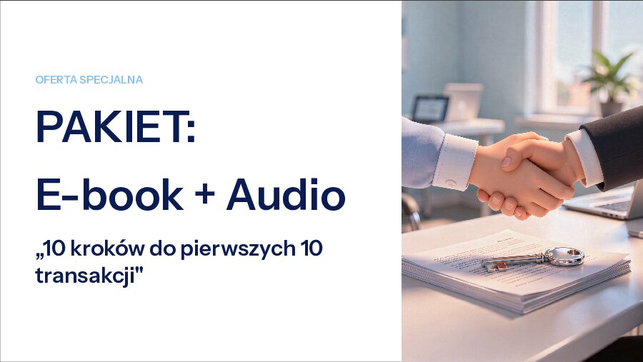 PAKIET: E-book + Audio „10 kroków do pierwszych 10 transakcji”