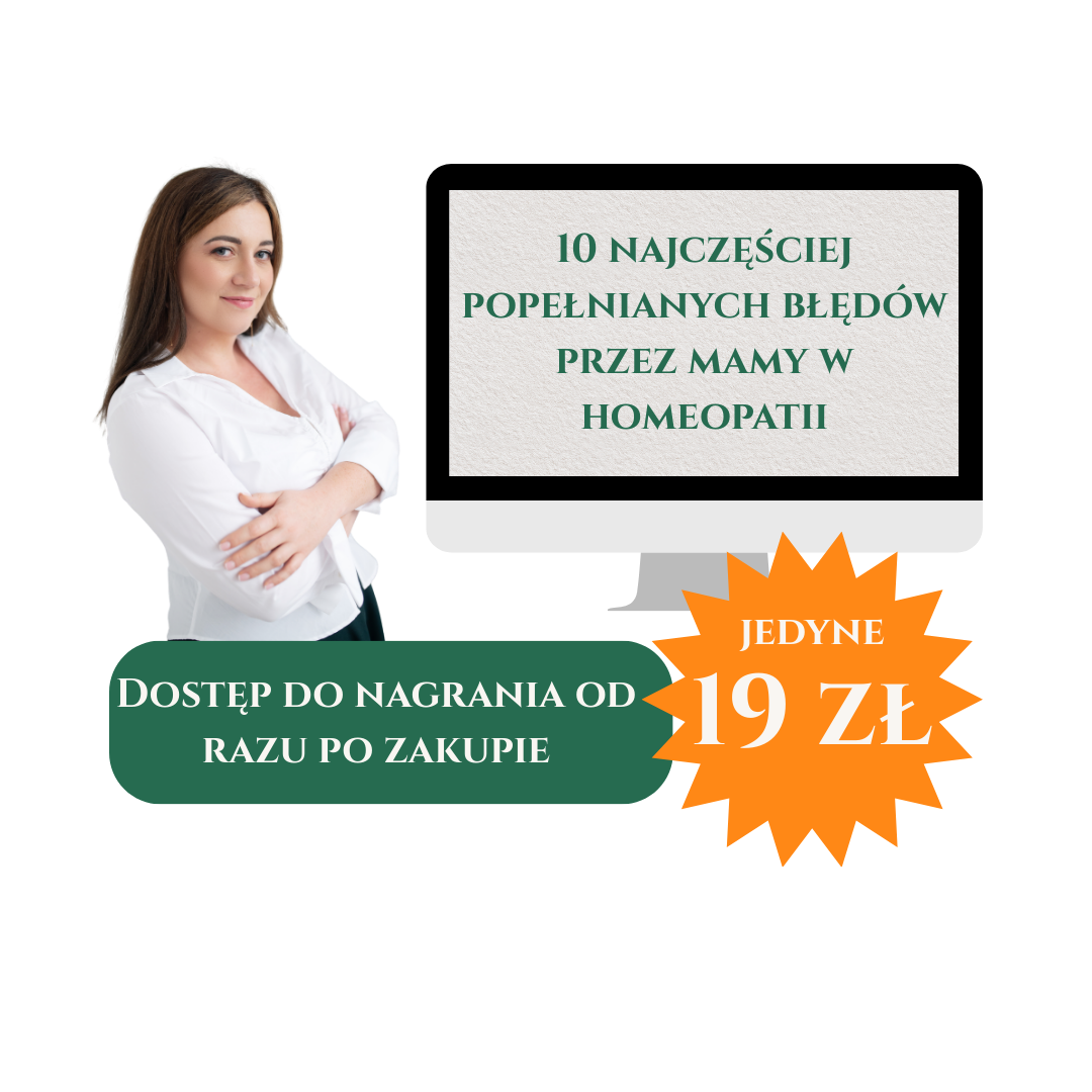 10 najczęściej popełnianych błędów w homeopatii przez mamy