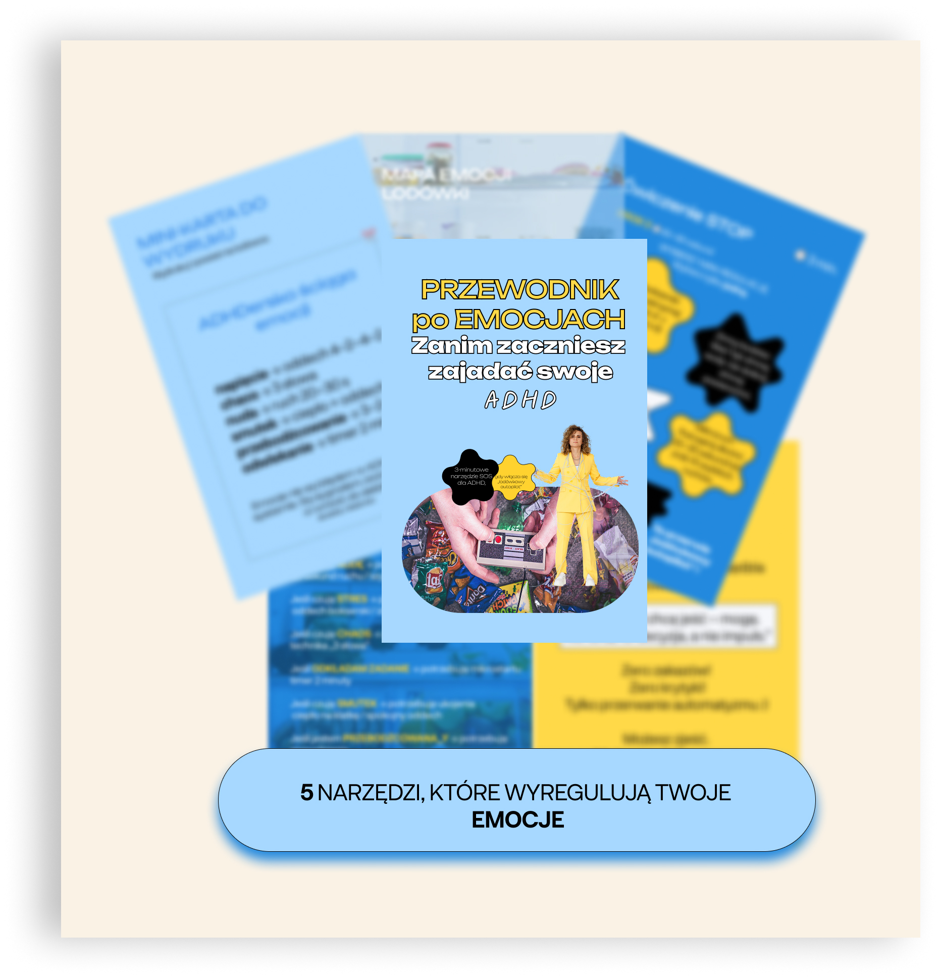 Przewodnik po EMOCJACH - Zanim zaczniesz zajadać swoje ADHD 🍫🧠