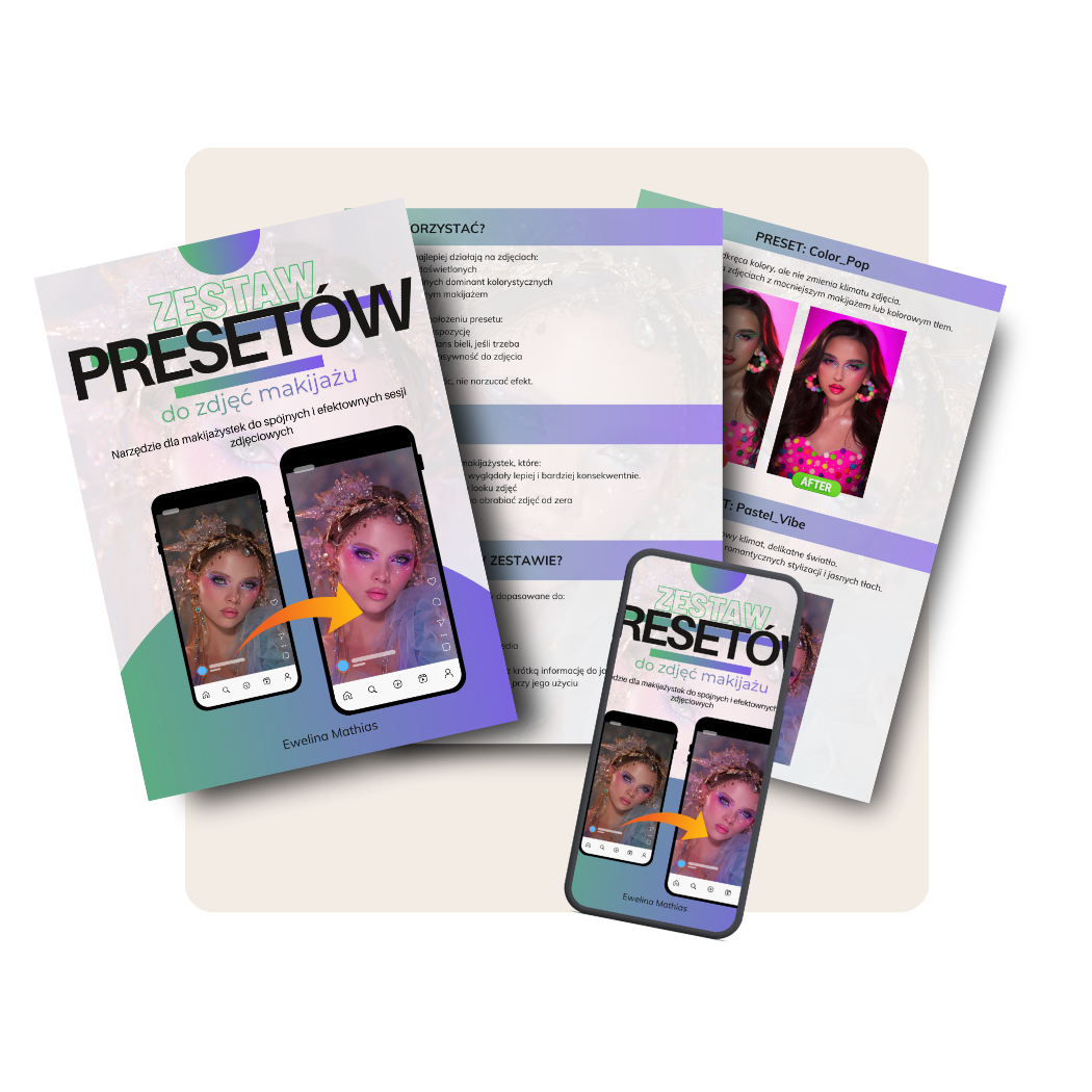 Presety do zdjęć makijażu