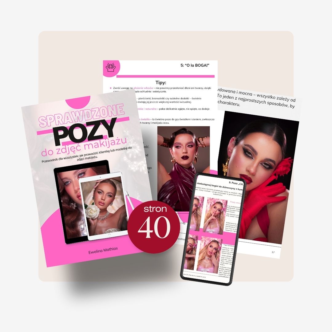 Przewodnik PDF: Sprawdzone pozy do zdjęć makijażu