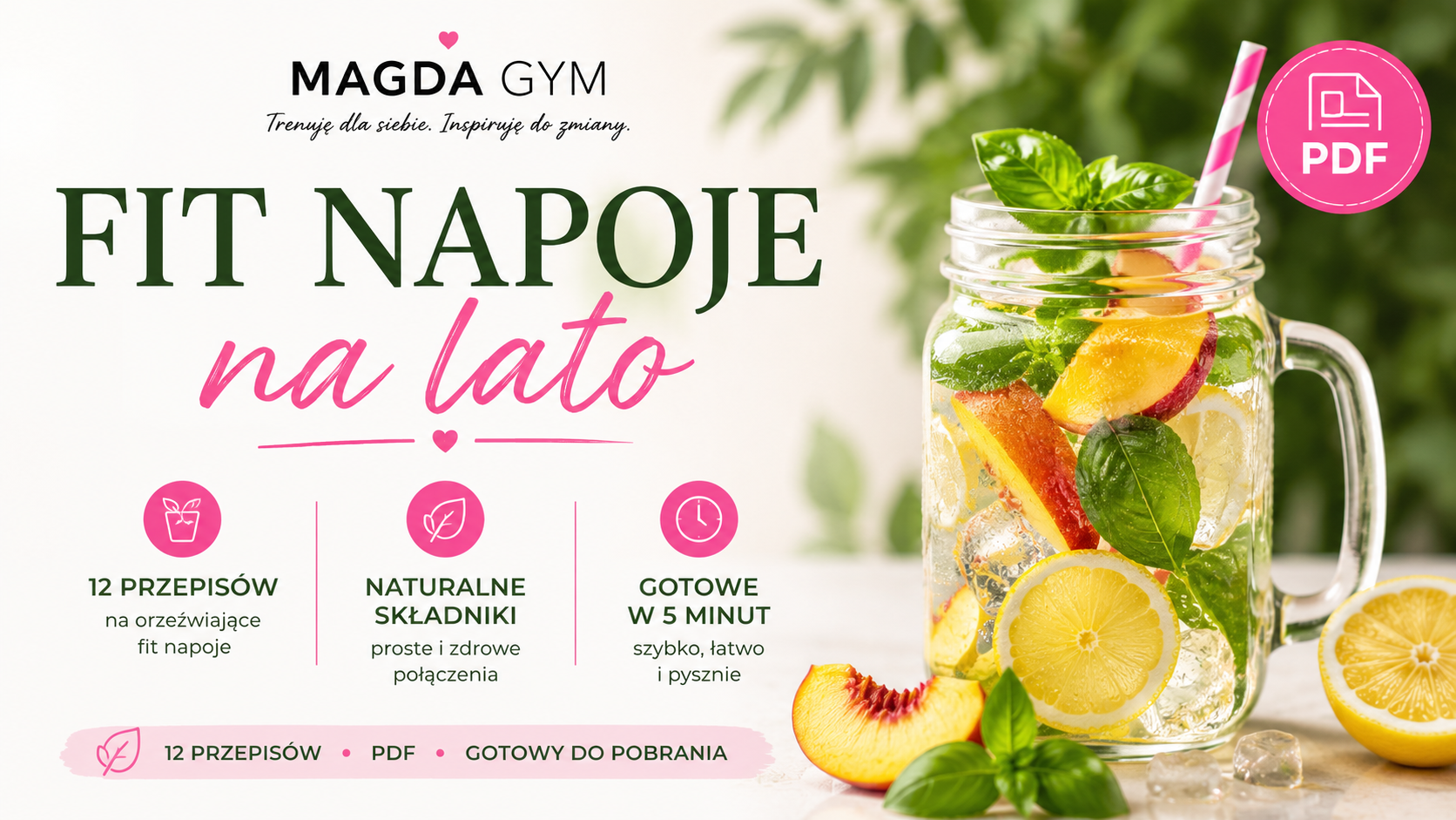 Fit Napoje na lato ☀️