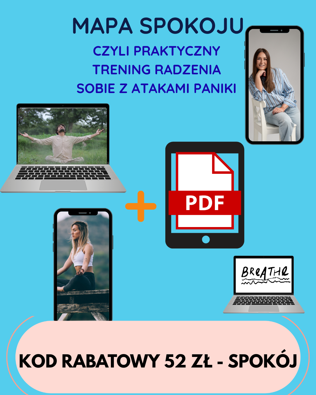 Mapa spokoju - czyli praktyczny trening radzenia sobie z atakami paniki plus bonus