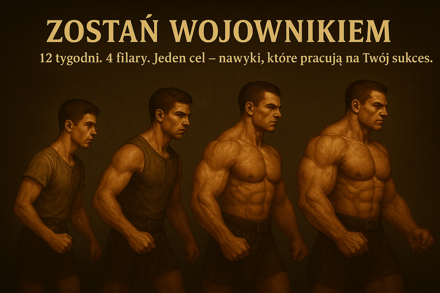 Zostań Wojownikiem - „12 tygodni. 4 filary. Jeden cel – nawyki, które pracują na Twój sukces.”