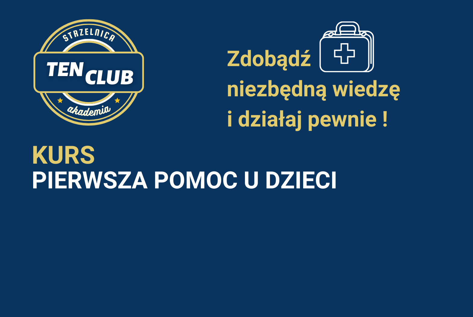 KURS PIERWSZA POMOC U DZIECI termin: 24.01.2026