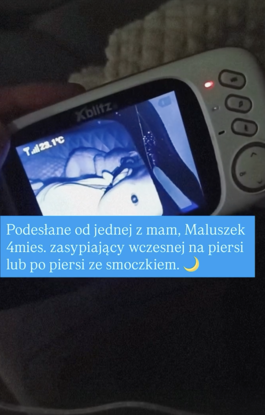 Dziecko zasypiające samodzielnie po konsultacji