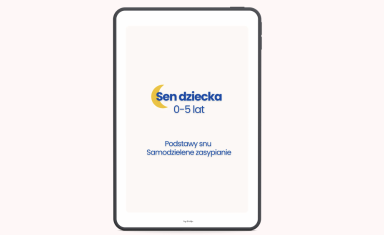 E-book Sen dziecka 0–5 lat