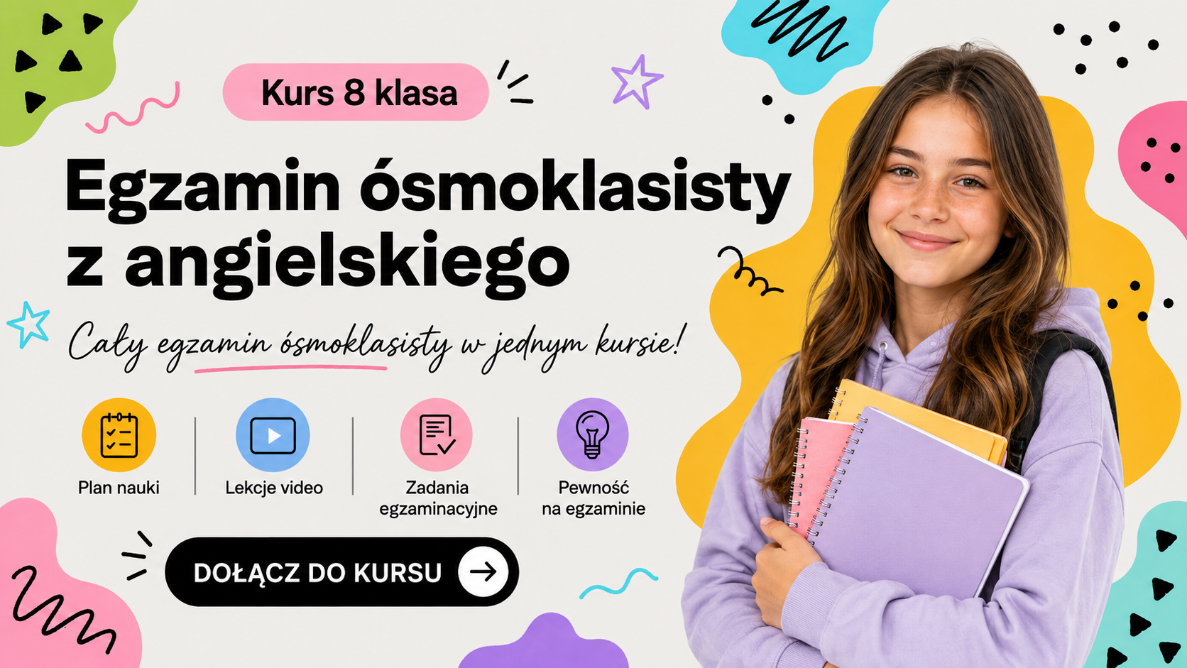 Zajęcia grupowe + kurs egzamin ósmoklasisty