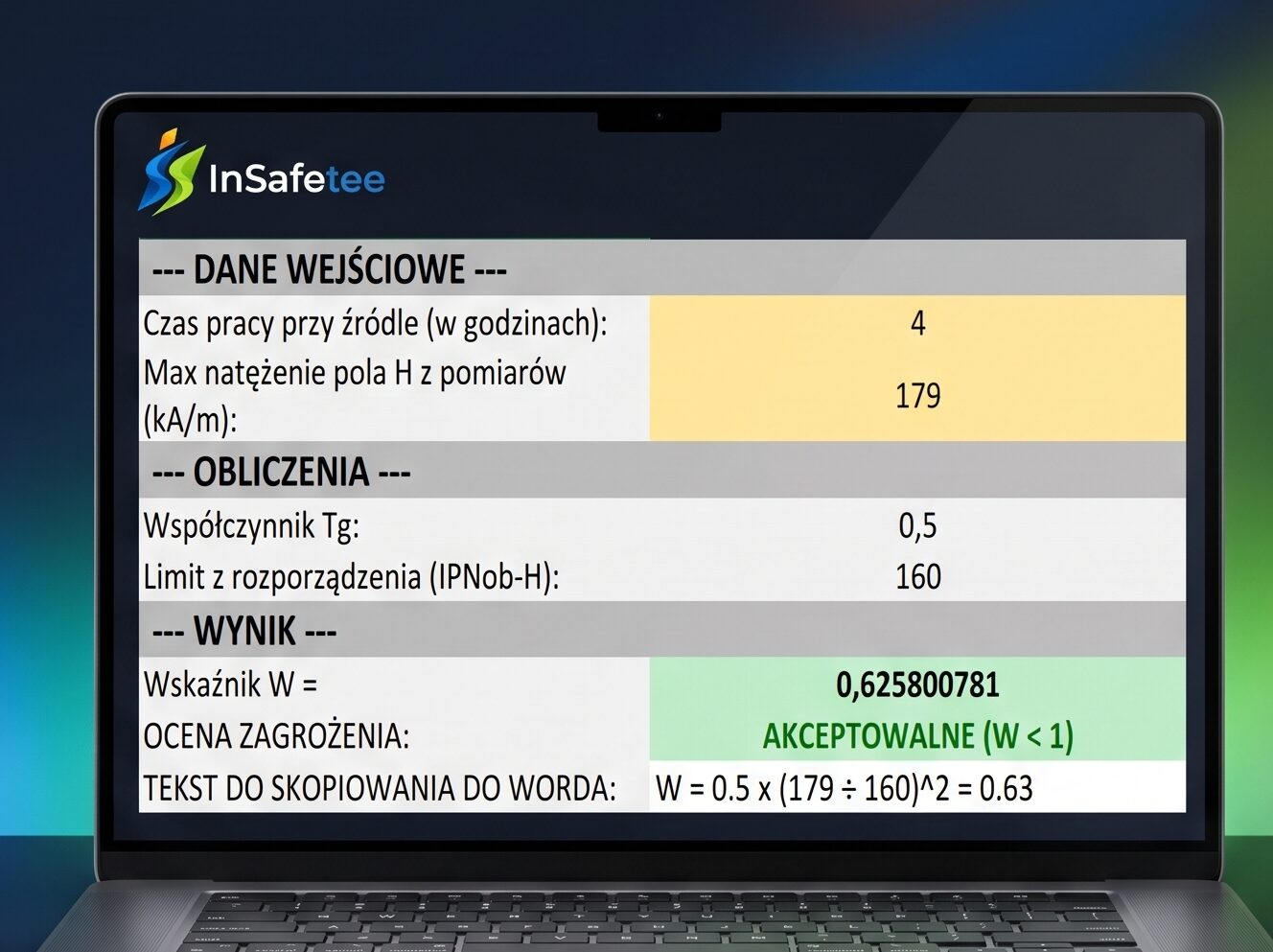 Ocena zagrożenia magnetostatycznego z kalkulatorem