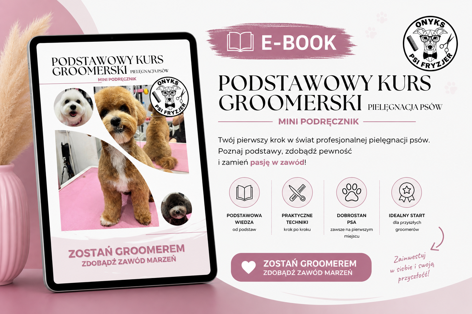 e-book MINI PODRĘCZNIK Do podstawowego kursu groomerskiego