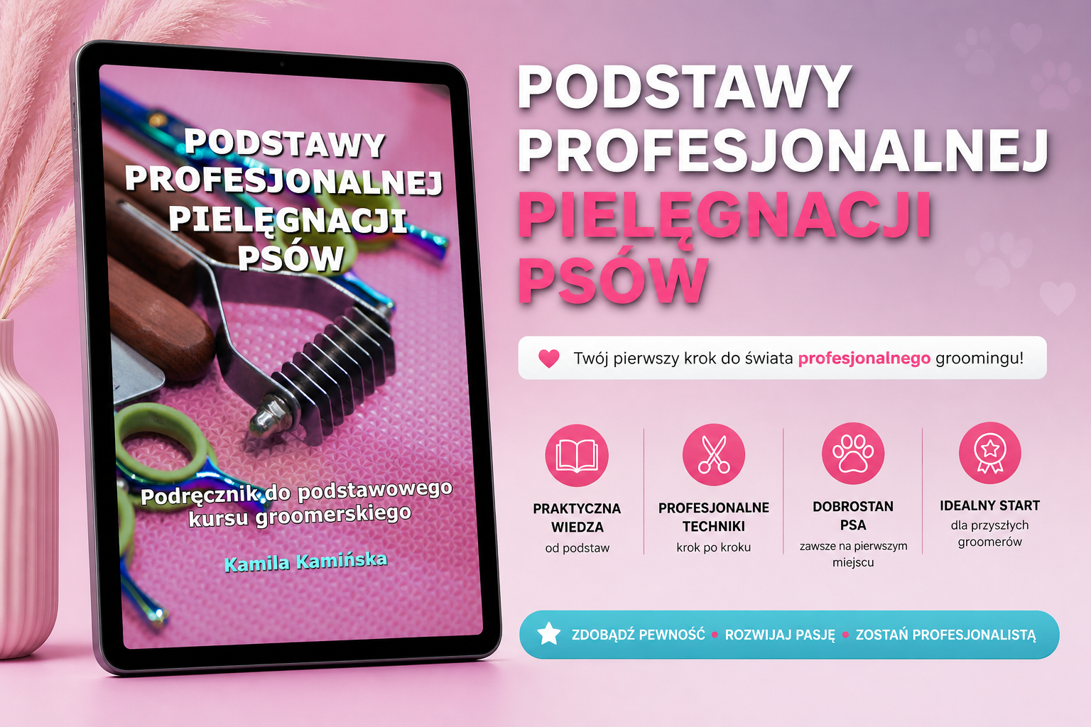 e-book Podstawy profesjonalnej pielęgnacji psów. Podręcznik do podstawowego kursu groomerskiego