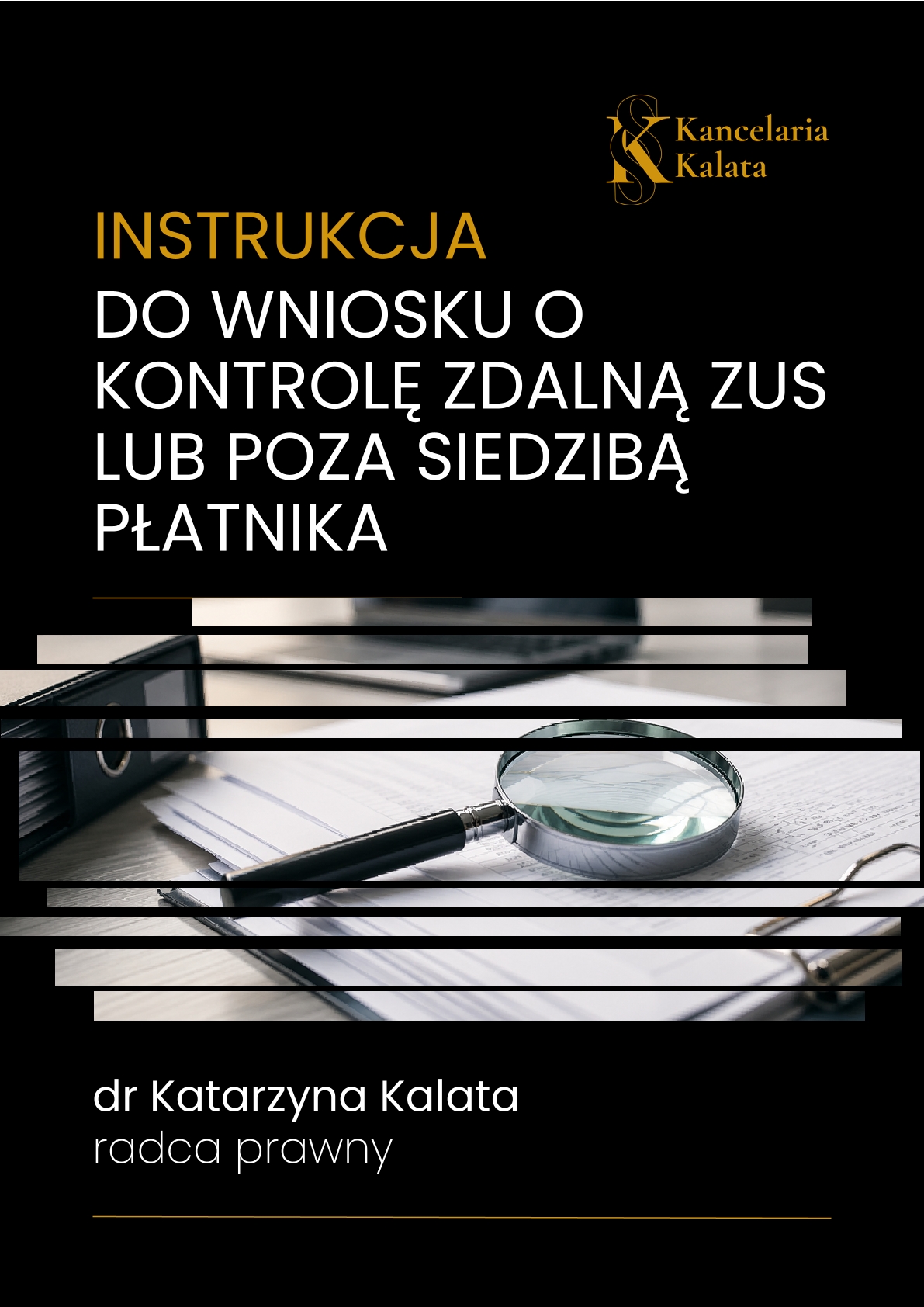 Okładka instrukcji do wniosku o kontrolę zdalną ZUS