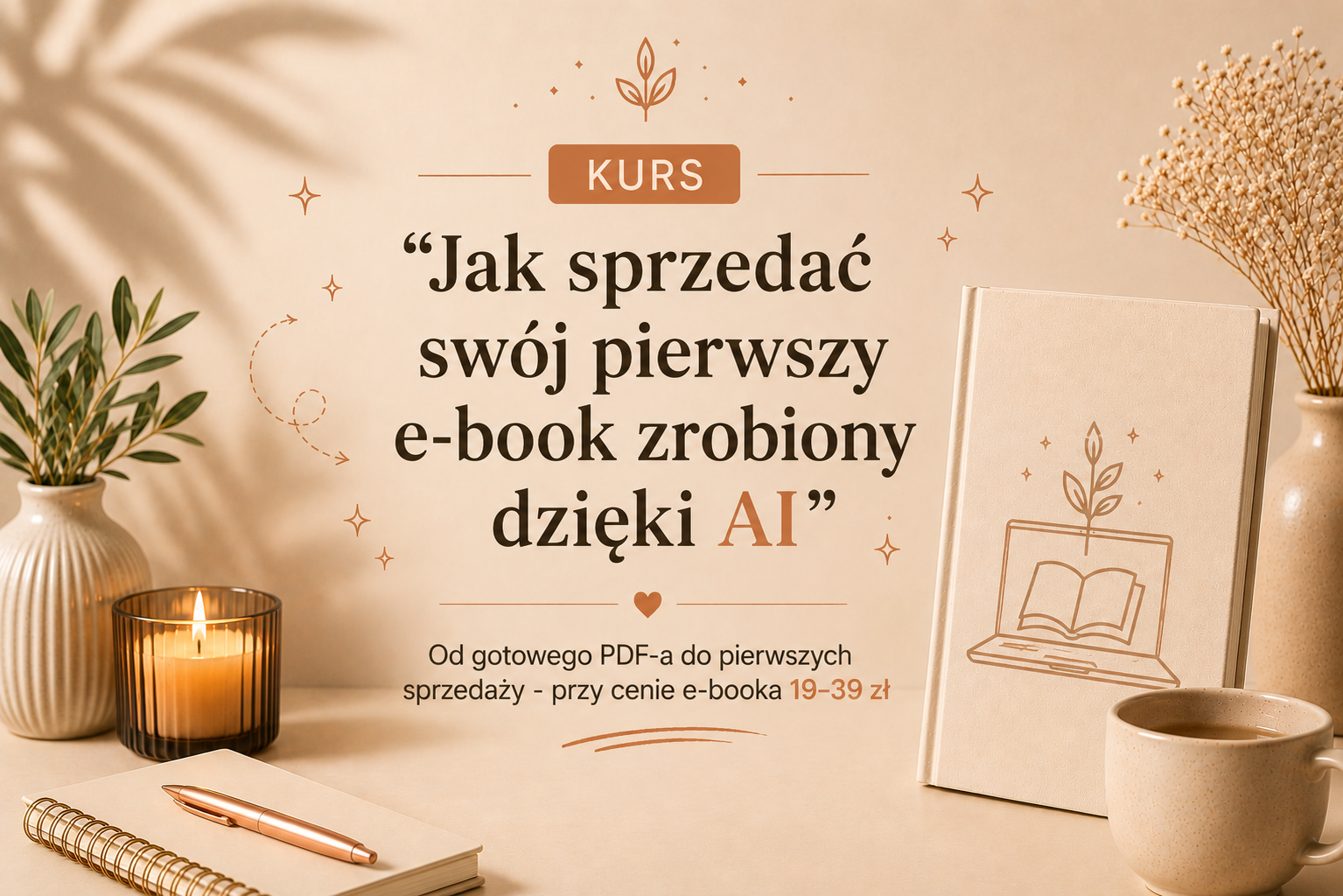 Jak sprzedać swój pierwszy e-book zrobiony dzięki AI