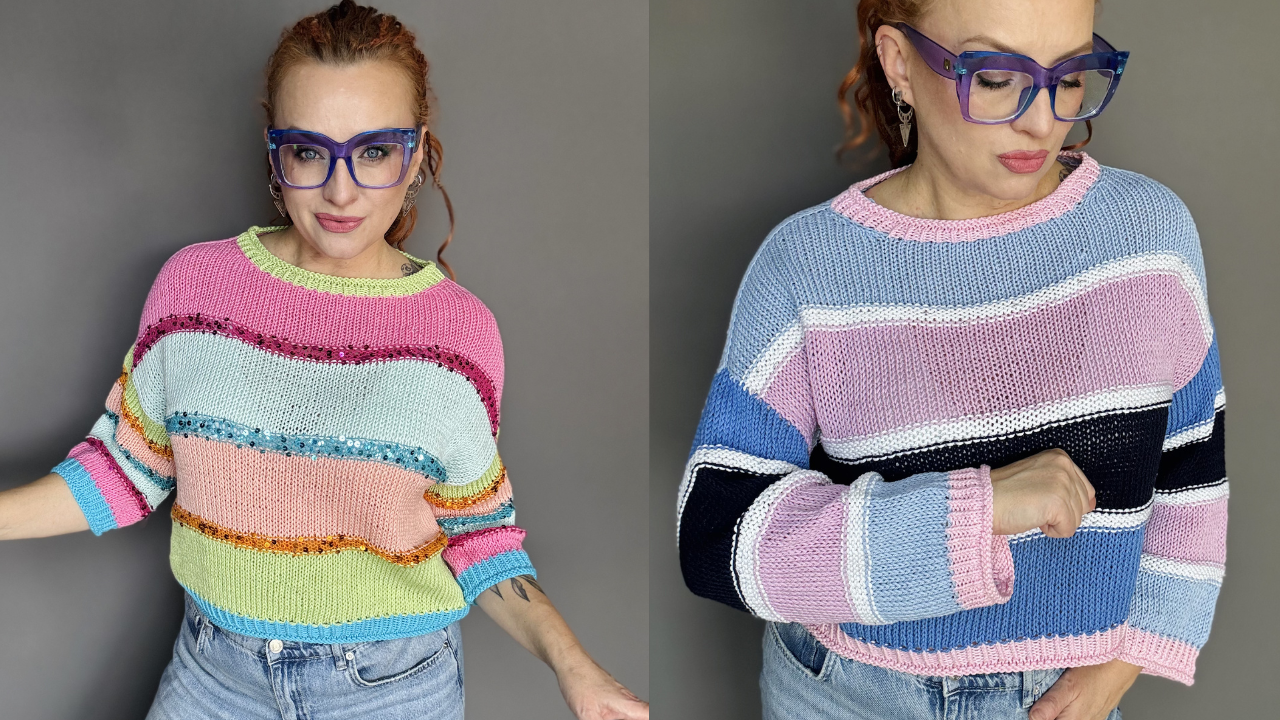 Cotton Riot Sweater - wzór dziewiarski na drutach