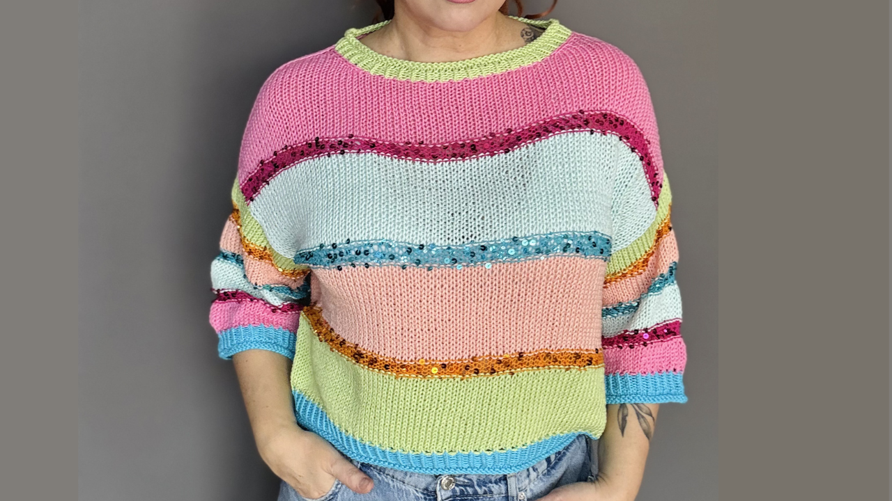Cotton Riot Sweater - wzór dziewiarski na drutach