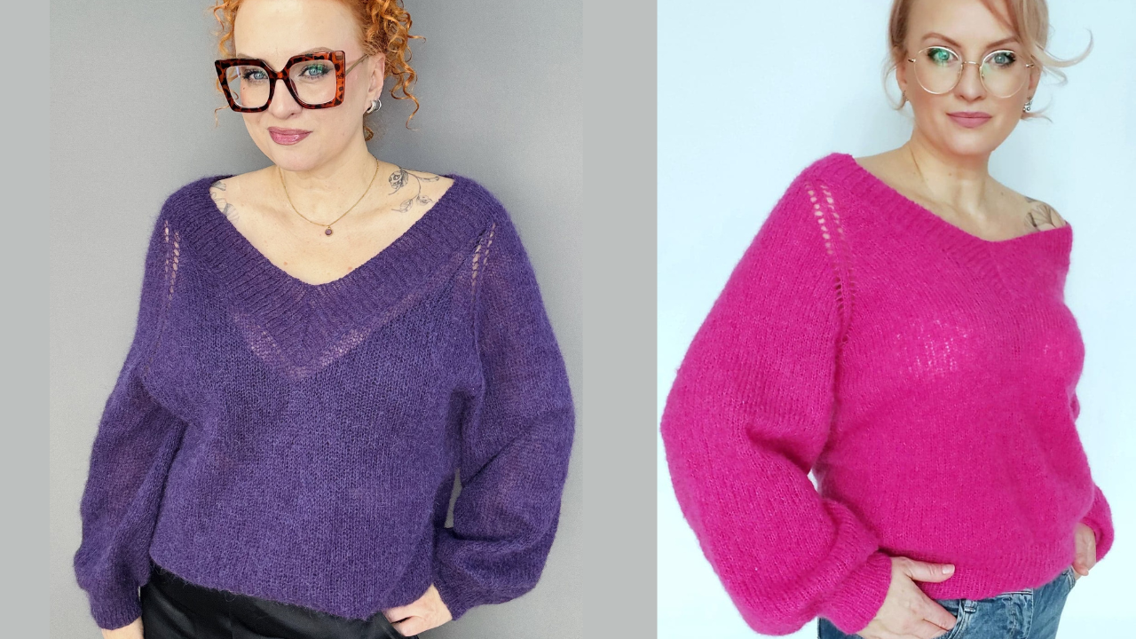 Tokyo Sweater - wzór dziewiarski na drutach