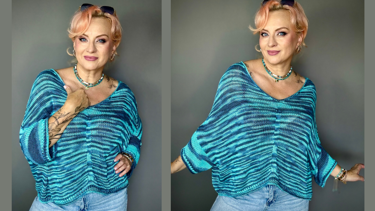 Free Spirit Sweater - wzór dziewiarski na drutach